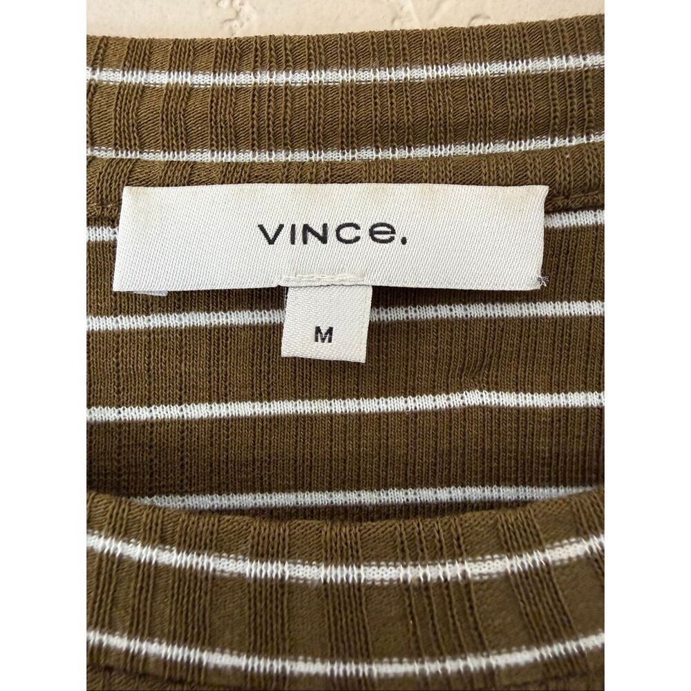 Vince Stripe Variegated Rib Top - Picture 6 of 7
